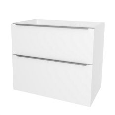 Mereo Mailo, koupelnová skříňka 101 cm, chrom madlo, Multidecor, Bílá lesk perlička CN592SBIEL