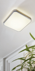 EGLO MANILVA 1 koupelnové stropní LED svítidlo 290x290mm, 16W, IP44, 230V 96229
