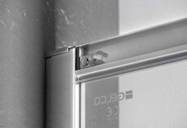 Gelco SIGMA SIMPLY čtvrtkruhová sprchová zástěna 900x900 mm, R550, čiré sklo GS5590