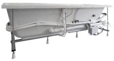 Polysan CLEO HYDRO hydromasážní vana, 160x75x48cm, bílá 93611H