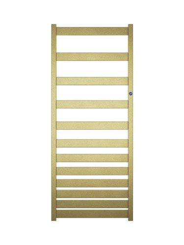 Instalprojekt Koupelnový radiátor BELTI zlatá barva Barva radiátoru - Zlatá, Rozměr radiátoru - 400 × 753 mm, výkon 284 W, Typ připojení - Klasické (na rozteč) RADBEL408084