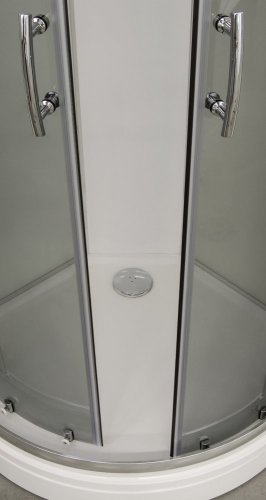 ARTTEC BRILIANT 90 x 90 cm - Sprchový box model 1 šedé sklo PAN04695
