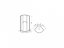KERRA CLASSIC GREY sprchový box s baterií, 80x80x209cm