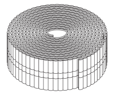 REHAU Profilovaná okrajová dilatační páska 8/150 mm (prodej pouze po balení 25 m, cena za 1m), 12179041001