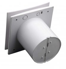 Sapho EIRA koupelnový ventilátor axiální s časovačem, 15W, potrubí 100mm, bílá EI102