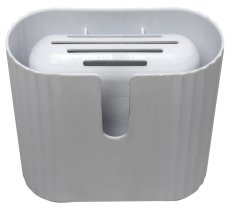 Aqualine WC silikonová štětka závěsná/na postavení, bílá TF010