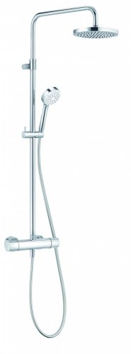 KLUDI LOGO sprchový set Dual Shower System s termostatem, 200 mm, chrom, 6809505-00