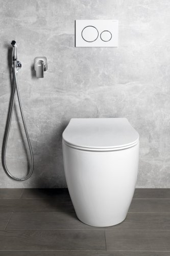 Isvea SENTIMENTI stojící WC Rimless, 36x52 cm, bílá 10SM10004SV