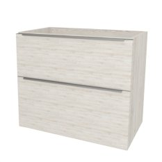 Mereo Mailo, koupelnová skříňka 101 cm, chrom madlo, Multidecor, White Loft Pine CN592SWLP1