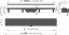 ALCA Podlahový žlab s okrajem pro perforovaný rošt, černá-mat APZ10BLACK-950M