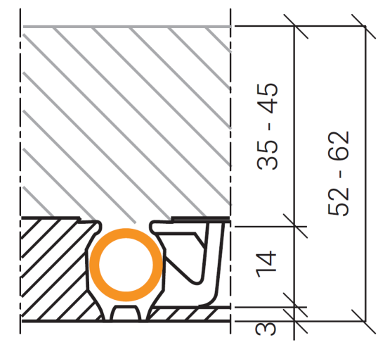 REHAU Systémová deska Varionova bez izolace (balení 17,92 m2), 12278391001
