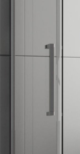 FORTE Sprchové dveře ESSENCE N2FS BARVA rámu - Hliník ossidato, Rozměr A - 160 cm, Výplň - Čiré bezpečnostní sklo - 6 mm BEN24A1