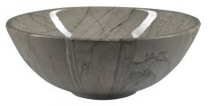 Sapho DALMA keramické umyvadlo na desku, Ø 42 cm, grigio MM113