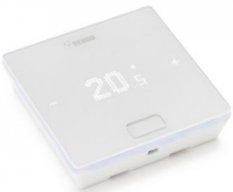 REHAU NEA SMART 2.0 prostorový termostat HBW s teplotním čidlem a čidlem vlhkosti, bílý - kabelová verze, 13280041003