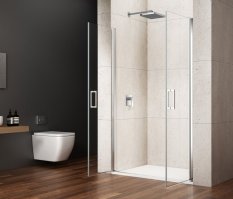 Gelco LORO sprchové dveře dvoukřídlé 900mm, čiré sklo GN4390