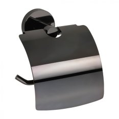 HOPA Držák toaletního papíru s krytem Barva - Hematit KDBE159112012