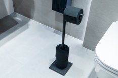 Olsen Spa Držák toaletního papíru, kov , černá barva KD02071796