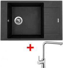 Sinks VARIO 780 Metalblack+Elka lesklá VA74ELCL