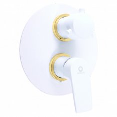 Arttec Vodovodní baterie sprchová vestavěná COLORADO bílá/zlato, Barva: bílá/zlato CO186KBZ