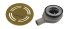 Polysan FLEXIA vaničkový sifon, průměr 90mm, DN40, kruhová krytka zlato mat 17782