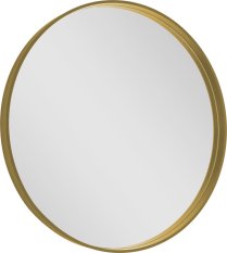 Sapho NOTION kulaté zrcadlo v rámu ø 80cm, zlato mat NT800G
