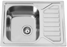 Sinks OKIOPLUS 650 V 0,7mm leštěný RDOPL6505007V