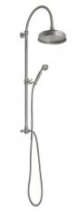 Sapho ANTEA sprchový sloup k napojení na baterii, hlavová, ruční sprcha, nikl SET038