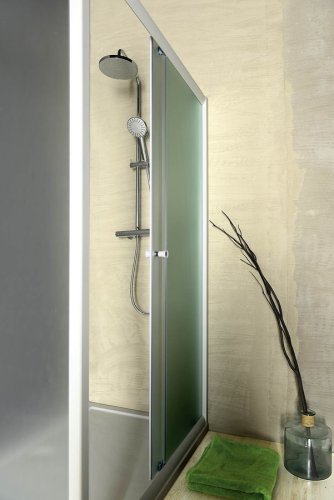 Aqualine AMADEO posuvné sprchové dveře 1100 mm, sklo Brick BTS110