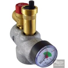 REGULUS vezpečnostní skupina - set ventilů pro kontrolu tlaku v otopné soustavě, 3 bar, 15306