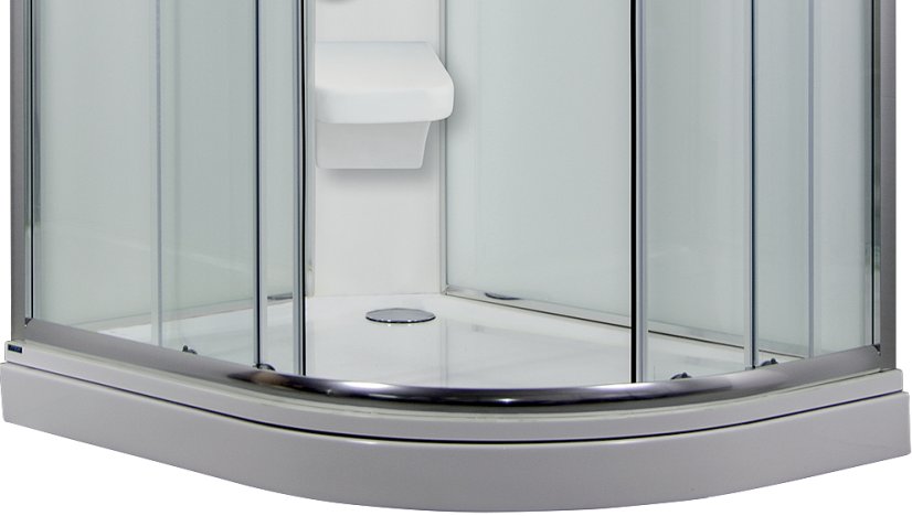 ARTTEC SIRIUS 120 x 90 cm - Masážní sprchový box model 5 čiré sklo levá vanička PAN01272