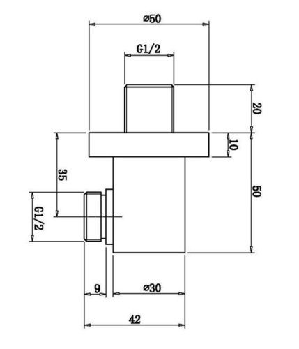 ARTTEC ELEGANCE AC 13 - Vyústění sprchové hadice SOR01275