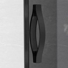Gelco SIGMA SIMPLY BLACK sprchové dveře posuvné pro rohový vstup 800 mm, čiré sklo GS2180B