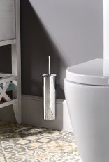 Gedy WC štětka závěsná, systém Lift&Clean, chrom 243313