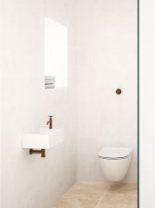 GSI PURA závěsná WC mísa, Swirlflush, 36x50cm, bílá dual-mat 881609