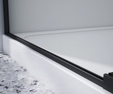 Gelco DRAGON BLACK sprchové dveře 1200mm, čiré sklo GD4612B