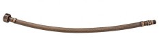 Sapho Flexibilní nerezová hadice M10x3/8", 35cm, bronz 33414