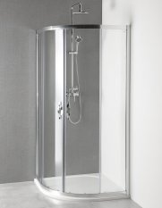 Gelco AKCE čtvrtkruhová sprchová zástěna 900x900x1900mm, čiré sklo AG4290