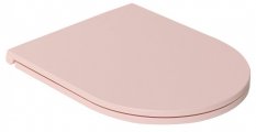 Isvea INFINITY WC sedátko, SLIM, odnímatelné, Soft Close, růžová Salmon 40KF0541I-S