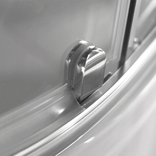 ROLTECHNIK sprchový kout AUSTIN, čtvrtkruhový, stříbro, transparent