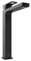 Sapho FORATA  stojánková umyvadlová baterie vysoká bez výpusti, prodloužená hubice, černá mat FT007/15