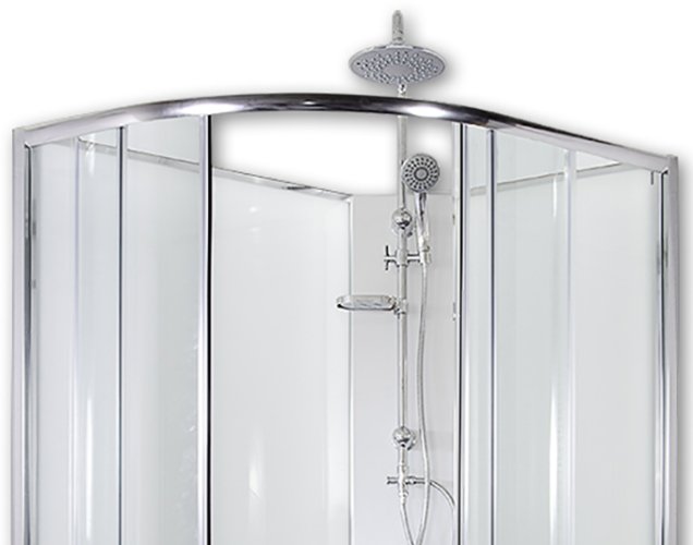 ARTTEC SIRIUS 120 x 90 cm - Sprchový box model 1 čiré sklo + sprchový set pravá vanička PAN04569