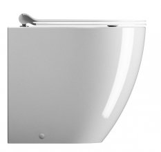 GSI PURA WC mísa stojící, Swirlflush, 36x50cm, spodní/zadní odpad, bílá ExtraGlaze 882011