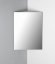 Aqualine ZOJA/KERAMIA FRESH rohová zrcadlová skříňka 37x72x37cm, bílá 50352