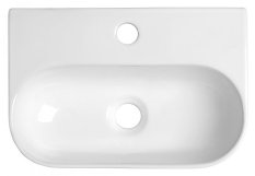 Sapho NERISSA keramické umývátko, 42,5x28,5 cm, bílá AR265