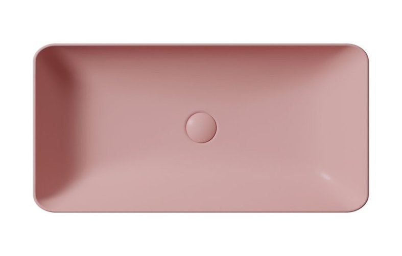 GSI NUBES keramické umyvadlo na desku 80x40cm, blush mat 904024