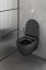 GSI PURA závěsná WC mísa, Swirlflush, 36x55cm, černá dual-mat 881526