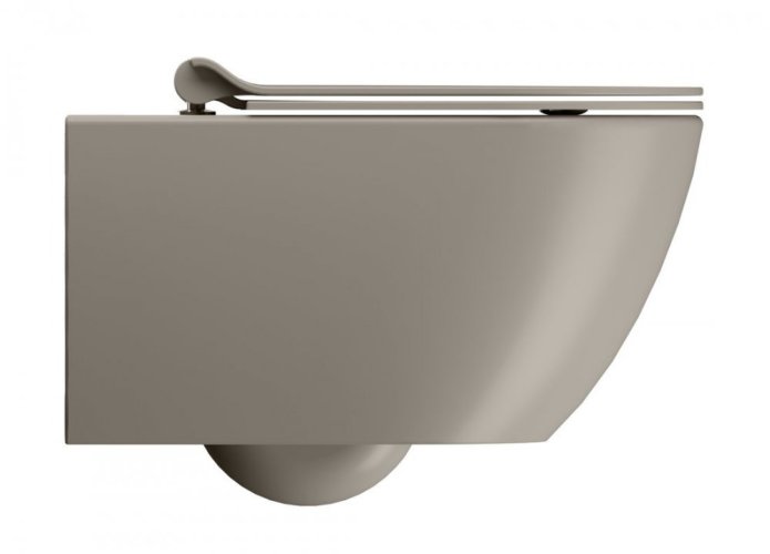 GSI PURA závěsná WC mísa, Swirlflush, 36x55cm, tortora dual-mat 881505