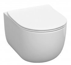 Kerasan FLO závěsná WC mísa, Rimless, 37x54cm, bílá 311101