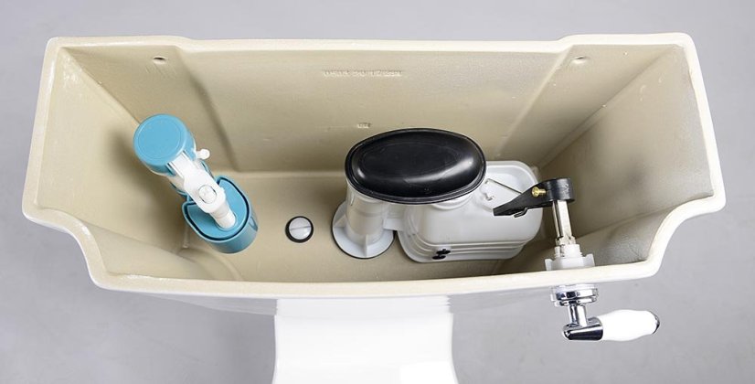 Aqualine ANTIK WC nádržka včetně splachovacího mechanismu, bílá AK107-208