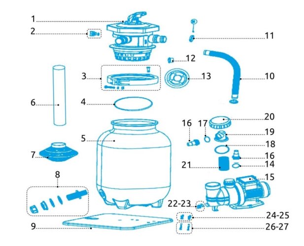 Marimex Čerpadlo filtrace ProStar Profi 8 10604214